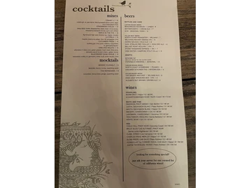 The Front Yard menu photo