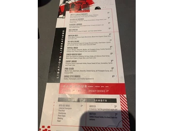 The Garage Burgers & Beer menu photo