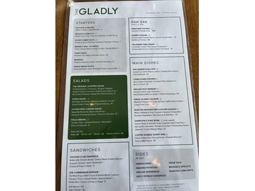 The Gladly menu photo