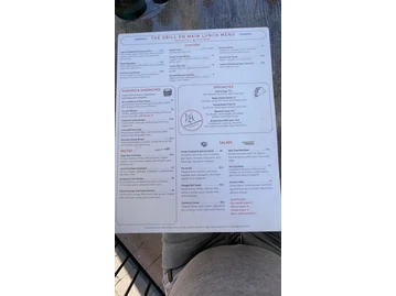 The Grill on Main menu photo