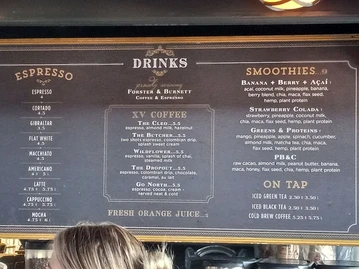 The Henry menu photo