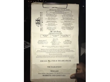 The Honeysuckle menu photo