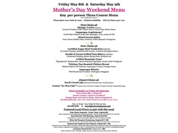 The Ivy Inn Restaurant menu photo