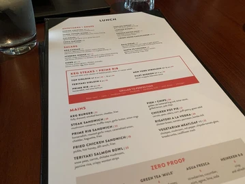 The Keg Steakhouse + Bar - Dunsmuir menu photo