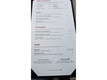 The Keg Steakhouse + Bar - Kelowna menu photo