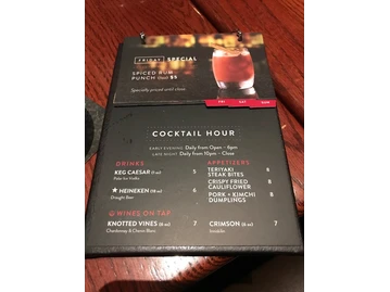 The Keg Steakhouse + Bar - Whistler menu photo