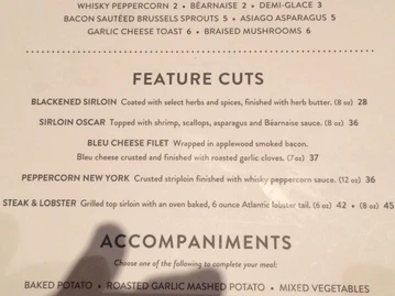 The Keg Steakhouse + Bar - Windsor Devonshire menu photo
