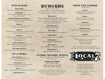 The Local No. 7 menu photo