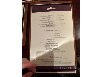 The Majestic menu photo