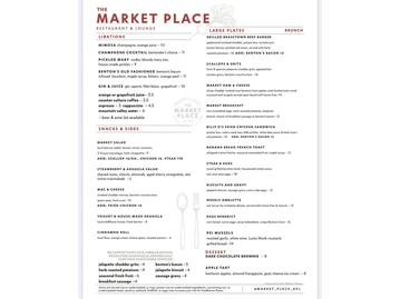 The Market Place menu photo