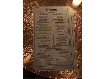 The Mission Old Town menu photo