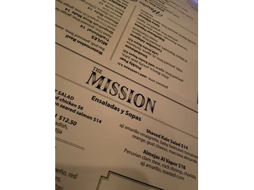 The Mission Old Town menu photo