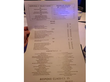 The Oceanaire Seafood Room menu photo