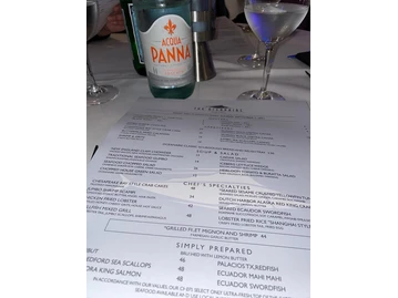 The Oceanaire Seafood Room menu photo