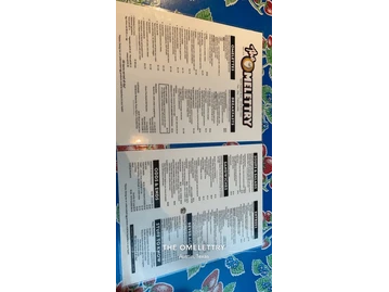 The Omelettry menu photo