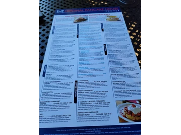 The Original Pancake House - DTC menu photo