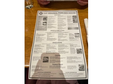 The Original Pancake House menu photo