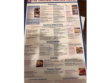 The Original Pancake House menu photo