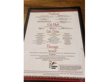 The Original Pancake House - Whittier menu photo
