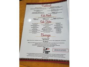 The Original Pancake House - Whittier menu photo