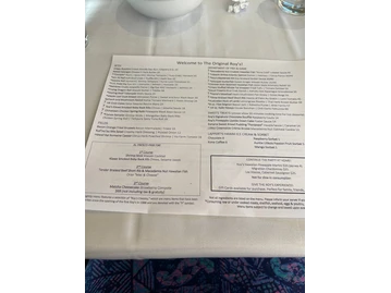 The Original Roy's in Hawaii Kai menu photo