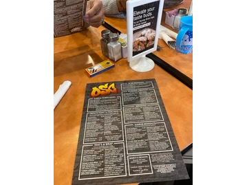 The Original Sunrise Cafe menu photo