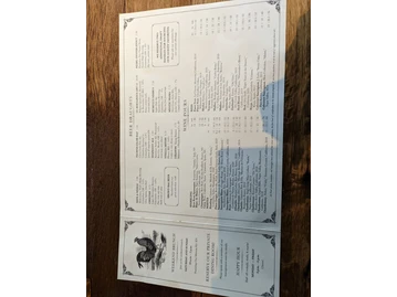 The Pearl menu photo
