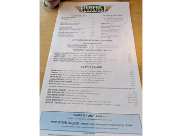 The Perfect Landing Restaurant menu photo