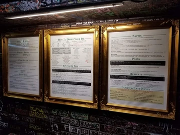 The Pie Pizzeria - Underground menu photo