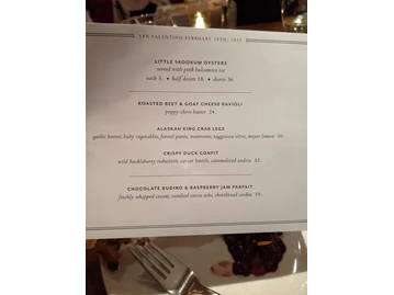 The Pink Door menu photo