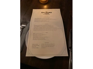 The Raymond Restaurant menu photo