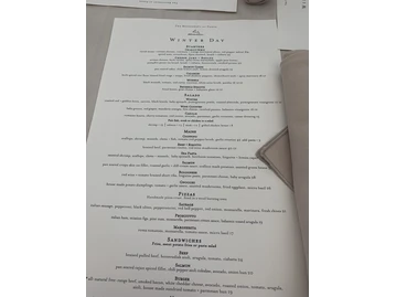 The Restaurant at Ponte menu photo