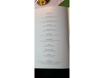 The River Café menu photo
