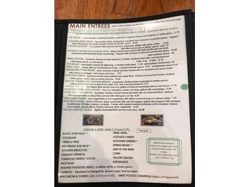 The String Bean Restaurant menu photo