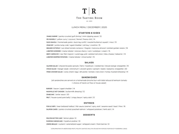The Tasting Room menu photo