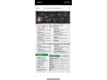 The Tattooed Dog menu photo