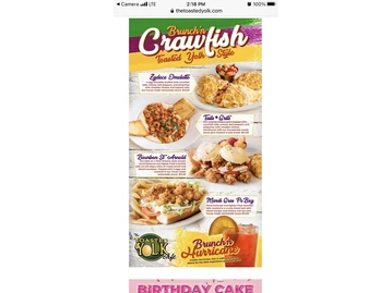 The Toasted Yolk menu photo