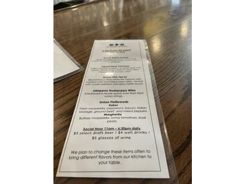 The Union Kitchen menu photo