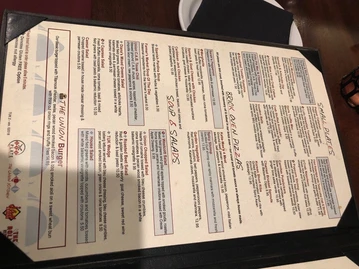 The Union Kitchen menu photo