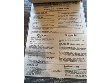 The Urban Bean Coffeehouse Cafe menu photo