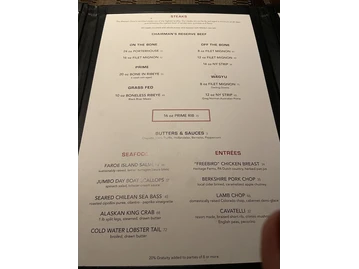 The Western Door: A Seneca Steakhouse menu photo