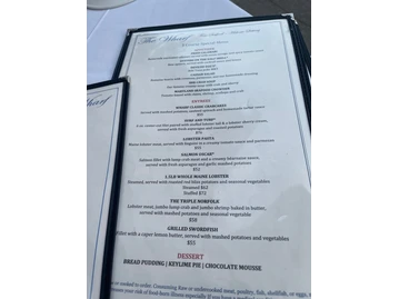 The Wharf menu photo