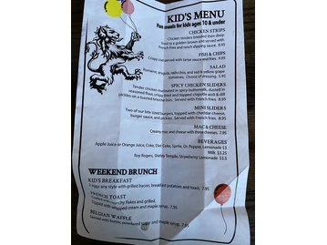 Thirsty Lion Gastropub - Desert Ridge menu photo