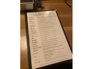 Tipsy Cow - Woodinville menu photo