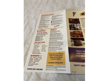 TJ Ribs - S. Acadian Thruway menu photo