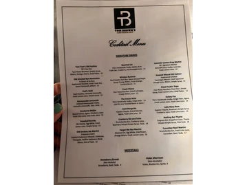 Tom Brown's Restaurant menu photo