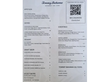 Tommy Bahama Restaurant, Bar & Store menu photo