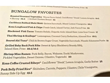 Tommy Bahama Restaurant, Bar & Store menu photo