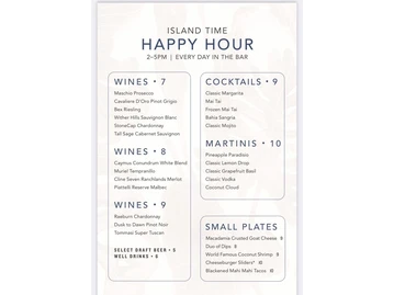 Tommy Bahama Restaurant, Bar & Store menu photo