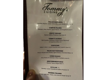 Tommy's Cuisine menu photo